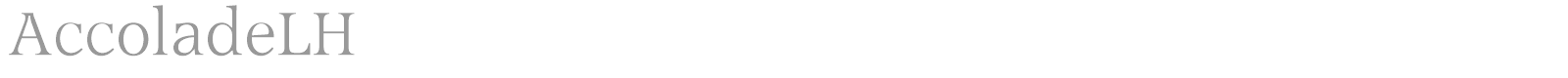 Accolade font preview
